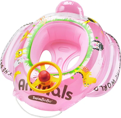 Miniatura 10 de Swimbobo Toddler Pool Float with Seat Boat Inflatable Ride-on Car for Kids Outdoor Toys