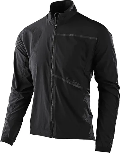 Miniatura 3 de Troy Lee Designs Chaqueta cortavientos impermeable para ciclismo de montaña y carreras, Shuttle, Negro