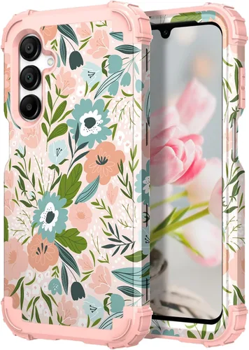 Miniatura 10 de Hocase Funda para Galaxy A37 5G, protección resistente a prueba de golpes, parachoques de goma de silicona suave+funda protectora híbrida