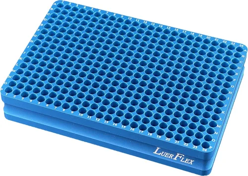 Miniatura 10 de Tubo de Bloque de Enfriamiento de Aluminio para Enfriador de 96 Pozos para Tiras de Placas PCR de 0.1ml 0.2ml, Paquete de 1