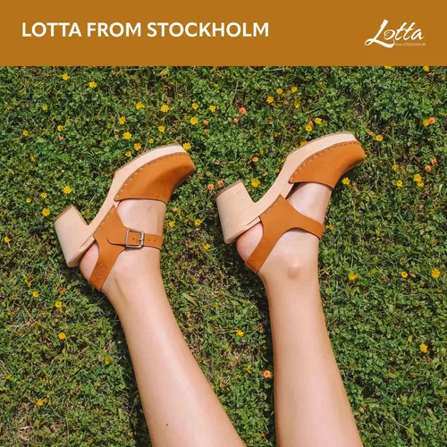 Miniatura 6 de Lotta de Stockholm Highwood Zuecos en marrón aceitado Nubuck
