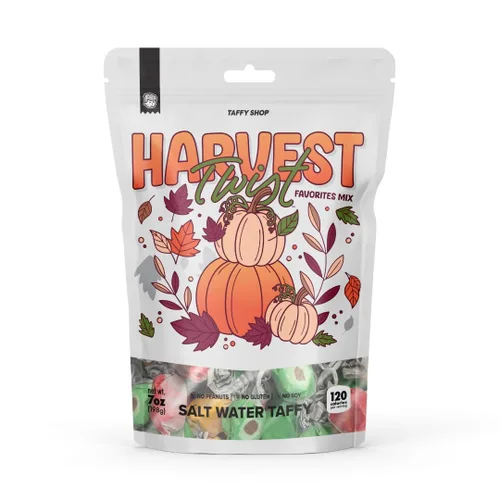 Miniatura 26 de Taffy Shop, Favoritos de los Amantes del Caramelo, Caramelo de Agua Salada – Surtido de Caramelos Gourmet Blandos y Masticables, Paquete