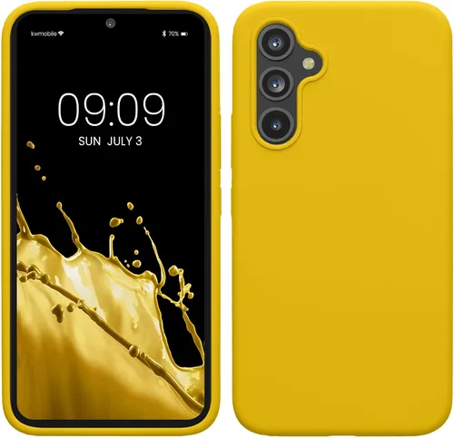 Miniatura 270 de kwmobile Funda Compatible con Samsung Galaxy A14 5G - Funda de teléfono de TPU y silicona con acabado suave - Verde Lima