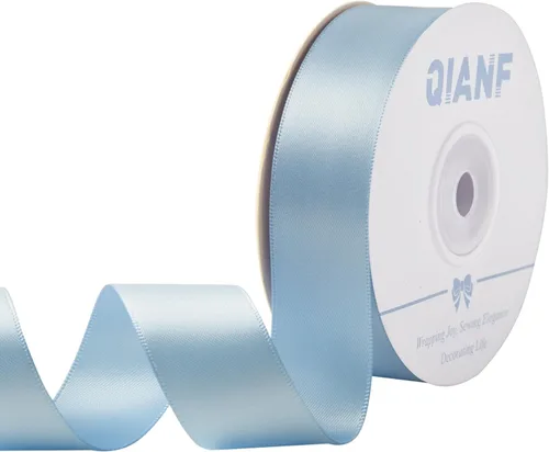 Miniatura 27 de QIANF Cinta plateada de satén de doble cara de 1-1/2 pulgadas para envolver regalos, lazos para el pelo, hacer cintas para el cabello, bandas