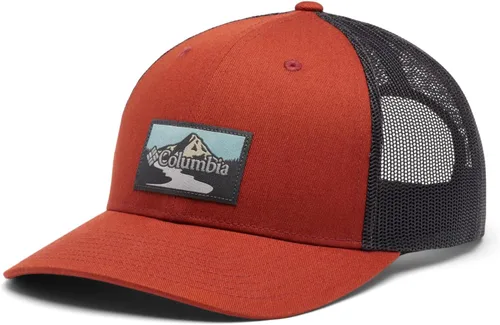 Miniatura 765 de Columbia - Gorra de malla con bandera con árboles unisex para adultos, corona alta