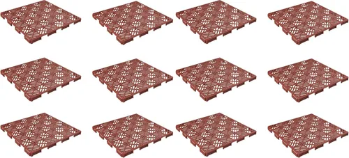 Miniatura 7 de Baldosas para terraza - Pack de 6 adoquines - Baldosas entrelazadas de polipropileno para patio - Pisos al aire libre para terraza, porche, garaje