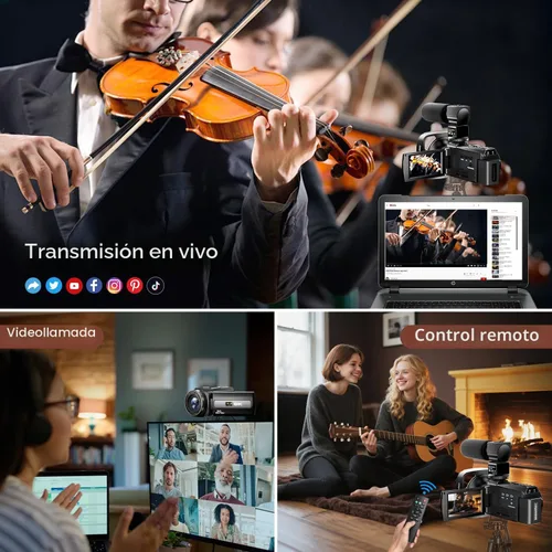 Miniatura 6 de Cámara de video 8K 88MP UHD WiFi Vlogging Cámaras para YouTube 18X zoom digital IR visión nocturna 3.0 pulgadas videocámara pantalla táctil