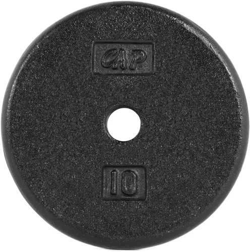 Miniatura 33 de CAP Barbell Placas de peso estándar de hierro fundido de 1 pulgada, individuales y juegos 1.25-50 libras Múltiples opciones Gris