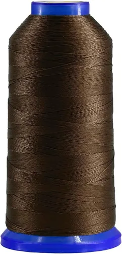 Miniatura 16 de Selric [1300 yardas/26 colores disponibles] Tex 90 Hilo de nailon unido para costura de cuero 280D/3 T90#92 Hilo de tapicería resistente para cuero