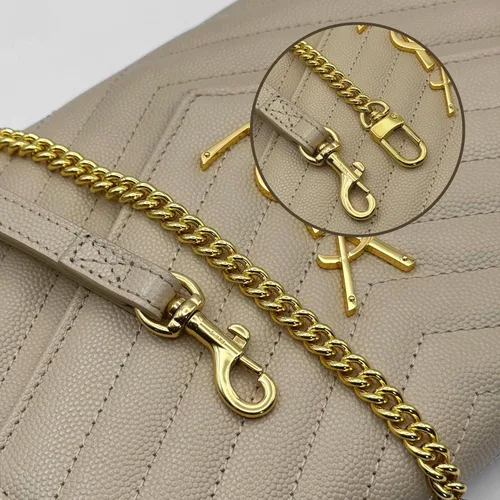 Miniatura 4 de Conversion Kit compatible with Monogram Clutch, Insert with 120cm - 47" inches Premium Gold Chain, Wristlet Insert Wallet on Chain (Lime)