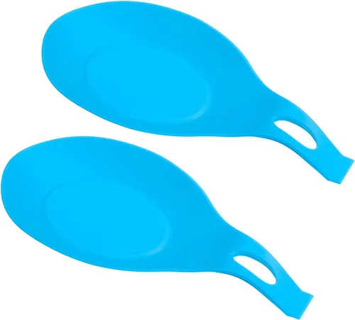 Miniatura 23 de uxcell Soporte de cuchara de silicona, 7.68 x 3.74 pulgadas, resistente al calor, soporte para utensilios de cocina, espátula, soporte para cucharón