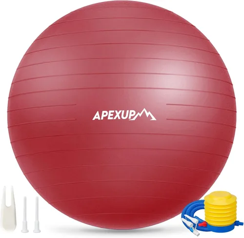 Miniatura 20 de APEXUP Pelota de Yoga Pelota de Ejercicio Antideslizante Resistente para Fitness, Equilibrio y Entrenamiento del Core