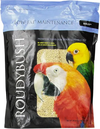 Miniatura 17 de RoudyBush Alimento bajo en grasa para pájaros y pollitos adultos, comida diaria para aves, pellets hechos con maíz, trigo y soja, pellets bajos
