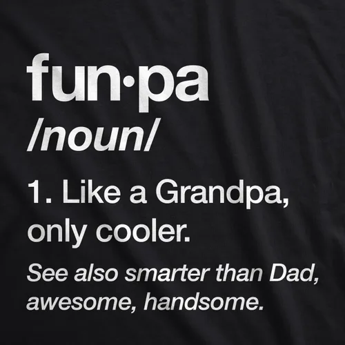 Miniatura 2 de Camiseta de definición Funpa para hombre, regalo divertido para el día del padre, camiseta gráfica, Negro