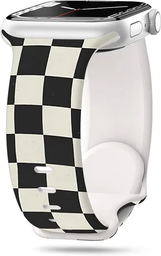 Miniatura 17 de Dressy Designer - Correa de silicona para orgullo compatible con Apple Watch para mujeres y hombres de 38/40/41/42/44/45/46/1.929 in, correas