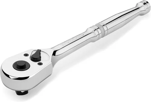 Miniatura 9 de WORKPRO Trinquete de accionamiento de 1/4 pulgada, llave de trinquete reversible de liberación rápida, mango de trinquete de 72 dientes de 1/4