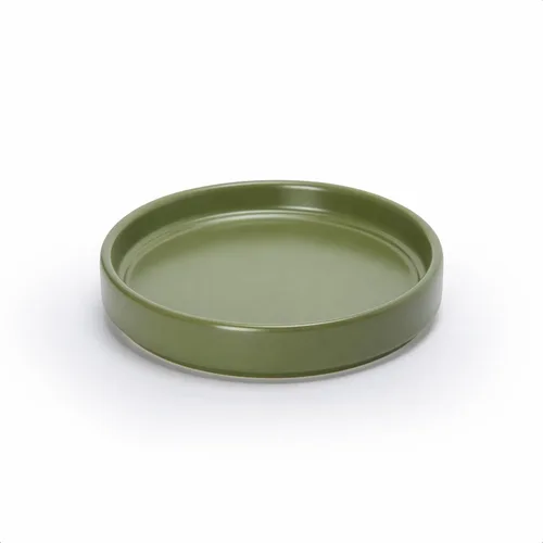 Miniatura 35 de D'vine Dev Maceta Redonda Moderna de Cerámica de 3.7 Pulgadas con Platillo, Bandeja de Drenaje para Macetas de Interior, Negro Mate, 97-T-B-1