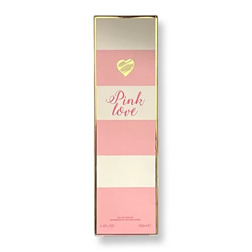 Miniatura 2 de Pink Love Eau de Parfum para mujer 3.4 onzas líquidas de fascinantes notas de bergamota y vainilla naranja frambuesa Fragancia ligera para uso