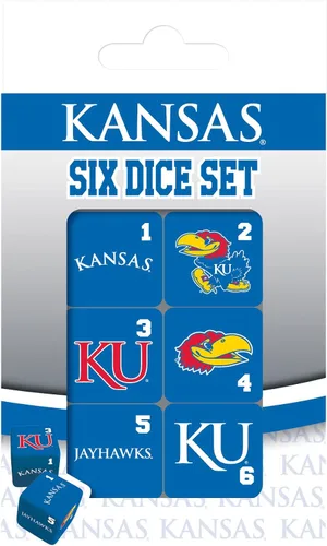 Miniatura 10 de MasterPieces Game Day - NCAA Clemson Tigers - Juego de 6 dados con logotipo del equipo, tamaño estándar D6