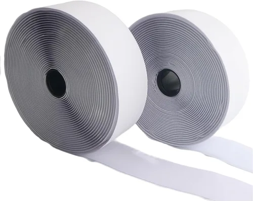 Miniatura 9 de Cinta de gancho y bucle de 30 pies x 1.5 pulgadas, tiras adhesivas de nailon resistente con adhesivo para escuela, hogar, exteriores