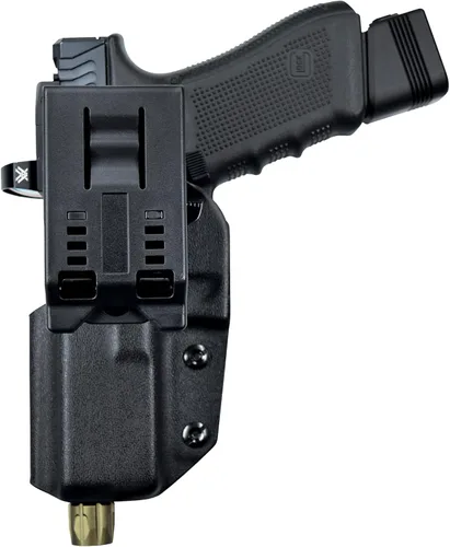 Miniatura 3 de OWB Negro Quick Detach IDPA - Funda KYDEX - Cintura exterior - Retención Posi-Click - 100% fabricado en EE. UU
