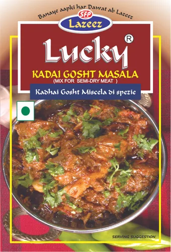 Miniatura 3 de Lucky Masale Party Pack 3 (Tandoori Masala (pollo o cordero), Shami Kabab, Pollo Korma, Kadhai Gosht, Yakhni Pulao)