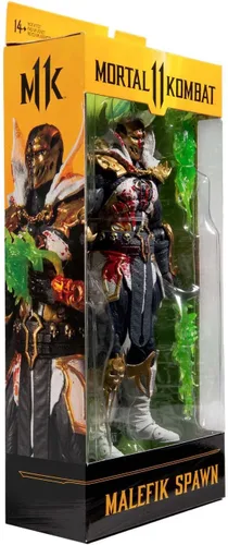 Miniatura 11 de McFarlane Toys Mortal Kombat Malefik Spawn - Figura de acción de 7 pulgadas con accesorios