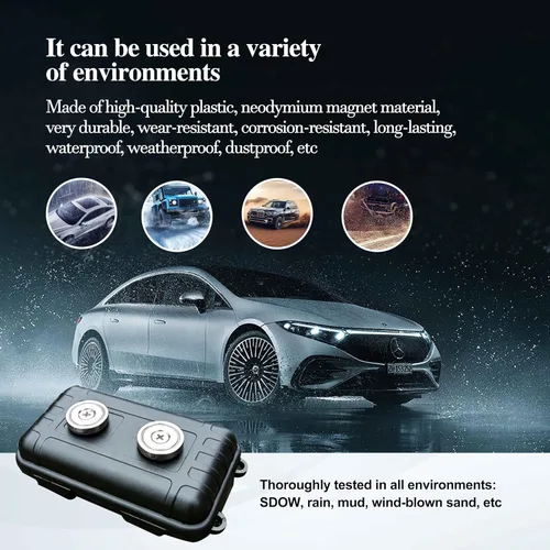 Miniatura 8 de Llaveros magnéticos ocultos debajo del automóvil, pequeño, negro, caja de llaves con imán fuerte para guardar llaves en interiores, exteriores