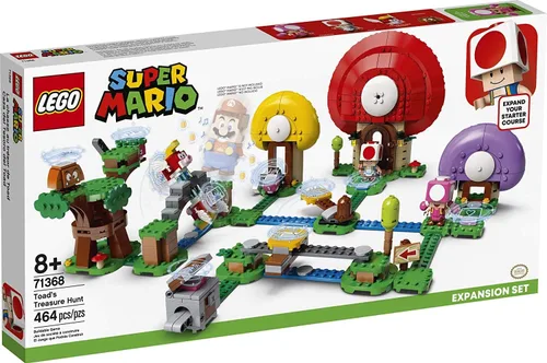 Miniatura 8 de LEGO Super Mario Toad's Treasure Hunt Juego de expansión 71368 Kit de construcción; juguete para que los niños impulsen sus aventuras de Super Mario