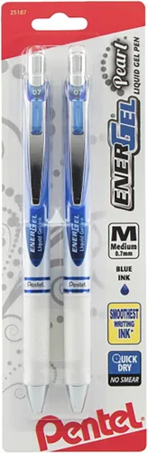 Pentel EnerGel Deluxe RTX - Bolígrafo retráctil de gel líquido Azul
