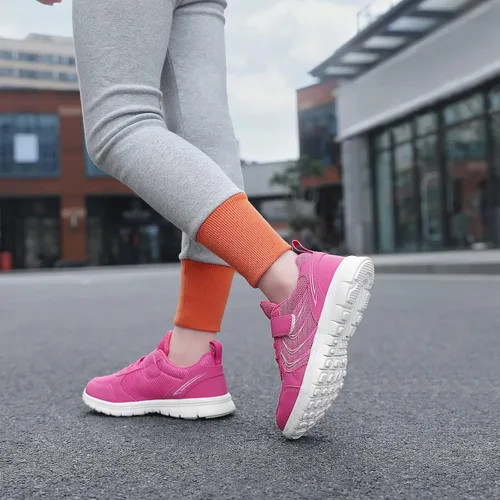 Miniatura 6 de hecodi Tenis deportivos para niños, ligeros, transpirables, con correa lavable, para correr, caminar