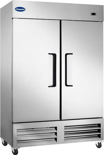 Miniatura 8 de Congelador Comercial de 27" con Puerta Sólida Individual, Congelador Vertical de Acero Inoxidable de 23 Pies Cúbicos con Enfriamiento por