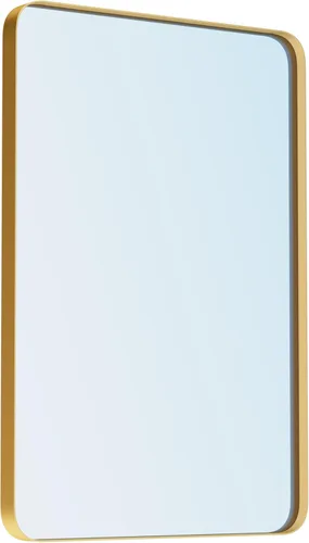 Miniatura 10 de VocalStar - Espejo de baño negro para pared, espejo de tocador de pared de baño con marco de metal rectangular redondeado de 24 x 36 pulgadas