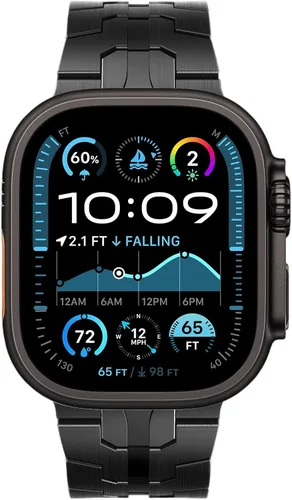 Miniatura 18 de KADES Correa de acero inoxidable compatible con Apple Watch Band Ultra 3/2/1 de 1.73 pulgadas Series 11/10 de 1.81 pulgadas/1.65 pulgadas, Series
