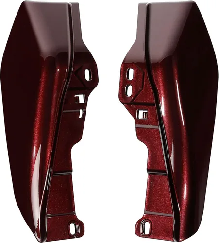 Miniatura 20 de HR3 Deflectores de aire ámbar whisky de marco medio, protector térmico Compatible con Street Glide FLHX 2014 Road Glide FLTRX 2016 Adecuado