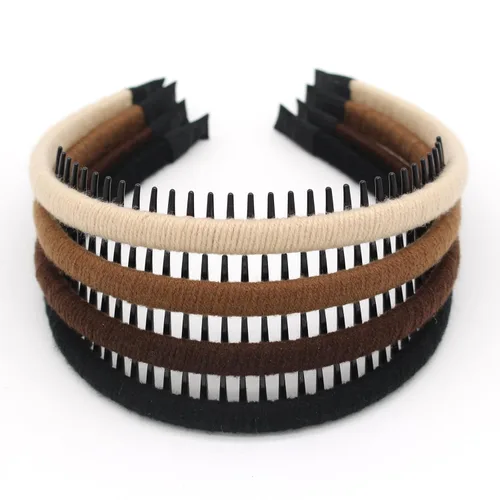 Miniatura 18 de JOBAND Diadema de Aro con Púas Multicolor, Diadema con Peine, Accesorios para el Cabello Suave y Cómodo, Antideslizante para Mujeres/Niñas