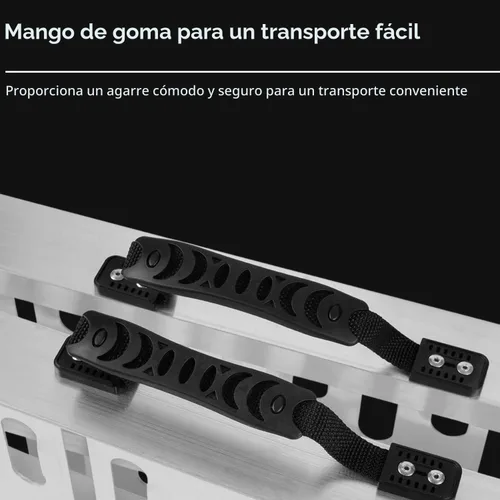 Miniatura 3 de MAXIVMAN - Rampa de aluminio para motocicleta con asa, capacidad de 750 libras, rampa plegable de 7.5 pies con correas de carga para camionetas