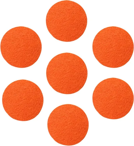 Miniatura 8 de tBesme Círculos de fieltro adhesivos negros; círculos adhesivos de fieltro negro para bricolaje y costura artesanal, 1 pulgada, paquete de 100