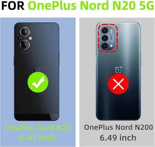 Miniatura 2 de Funda para teléfono N20, OnePlus Nord N20 5G para mujer, bonita funda protectora de TPU transparente suave con purpurina y correa de pie para Verde