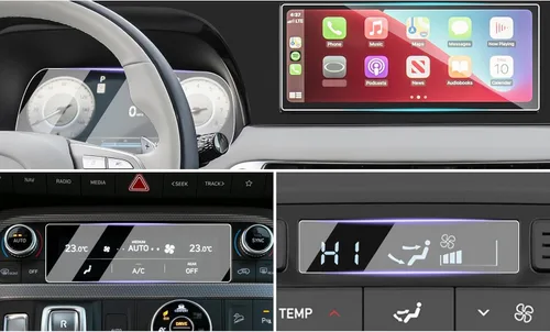 Miniatura 13 de LUWU Protector de pantalla para Hyundai Santa Cruz 2022 2023 2024 (Limited/Night/SEL/XRT) 10.25 pulgadas 2024 Hyundai Santa Cruz Accesorios 2024