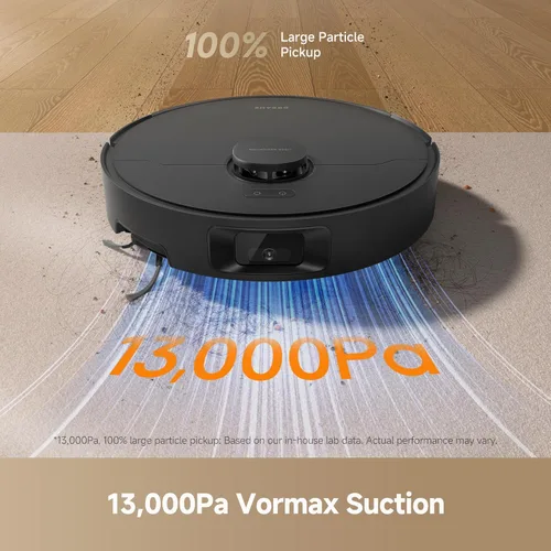 Miniatura 3 de DREAME Aspiradora robot D20 Pro Plus, succión de 13,000 Pa, DuoBrush para pelo de mascotas, limpieza de esquinas, vaciado automático, navegación LDS