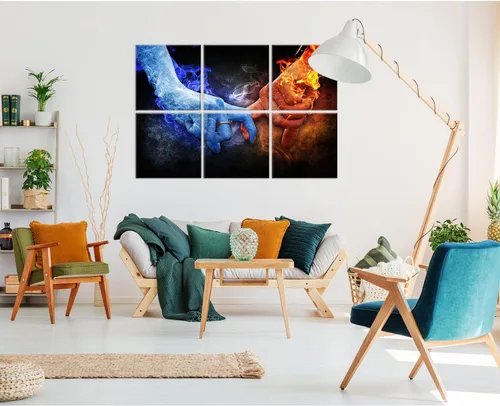 Miniatura 3 de JBER Art Acoustic Panels, 72×48 Inches Acoustical Wall Panels, Sound Absorbing Wall Art, Decorative Acoustic Panels, Soundproof Wall Panels for LOVE
