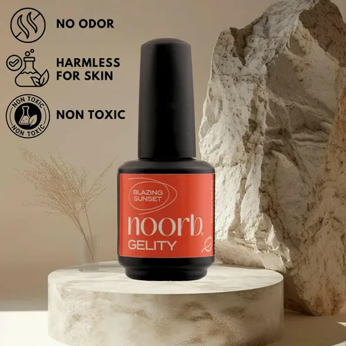 Miniatura 3 de Esmalte de gel naranja, esmalte de uñas de gel natural sin olor con pigmentos orgánicos, esmalte de uñas de gel UV en naranja