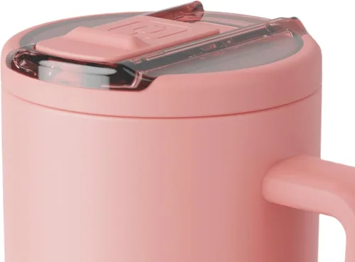 Miniatura 88 de BrüMate Era Flip - Vaso de 30 onzas con tapa con pajilla cubierta 100 % a prueba de fugas, popote higiénico cubierto, botella de agua de acero