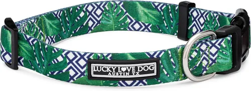 Miniatura 34 de Lucky Love Dog - Collar para perras pequeñas, diseño Blackbird de estampado alegre con flores de primavera y verano, talla XS