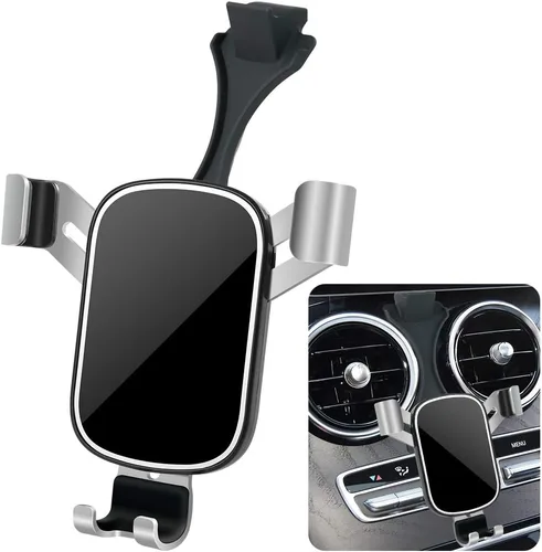 LUNQIN - Soporte para teléfono de coche para Mercedes Benz Clase C 2019 2020 2021 C300 C63 C43 y Clase GLC-Class 2020 2021 2022 GLC300 GLC63 GLC43