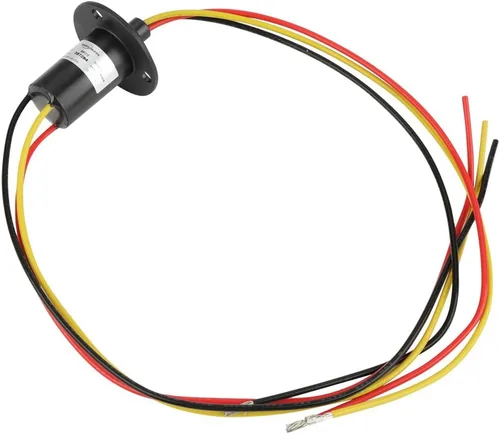 Miniatura 8 de Mini anillo colectando eléctrico para generador eólico 3-Wire 250RPM 600V Anillo colector de energía Anillo colector de turbina de viento Anillos
