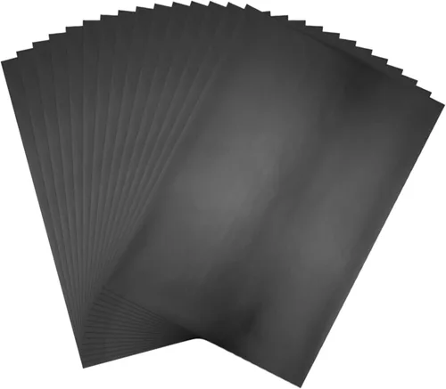 Miniatura 15 de Briartw Papel de Aluminio Termoadhesivo 20x29cm Paquete de 50 Hojas Papel Reactivo para Sellado en Caliente por Impresora Láser y Laminadora