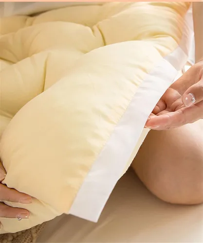 Miniatura 6 de Cabecero de Cama Almohada Tapizada Montada en Pared para Dormitorio Cama Grande Almohada de Cabecera con Respaldo y Soporte de Posicionamiento