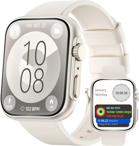 Reloj inteligente para hombres y mujeres, llamada Bluetooth, más de 120 modos deportivos, rastreador de fitness, seguimiento del sueño, contador de